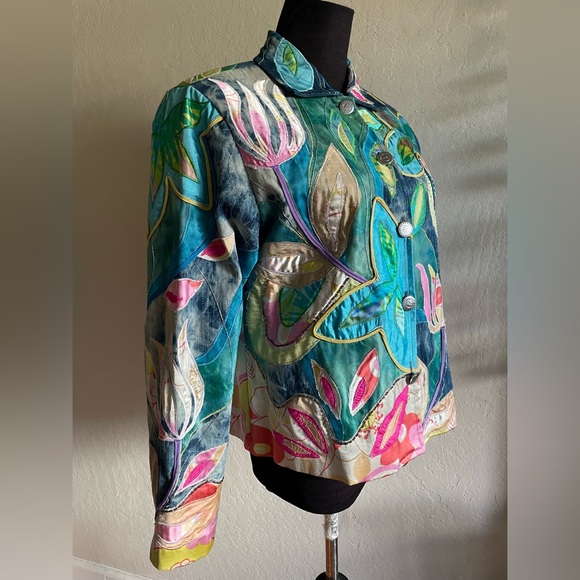 Sandy Starkman wearable art jacket - Picture 10 of 13